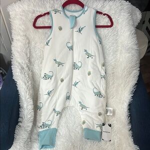 Dinosaur Print Sleeveless Baby Sleep Sack